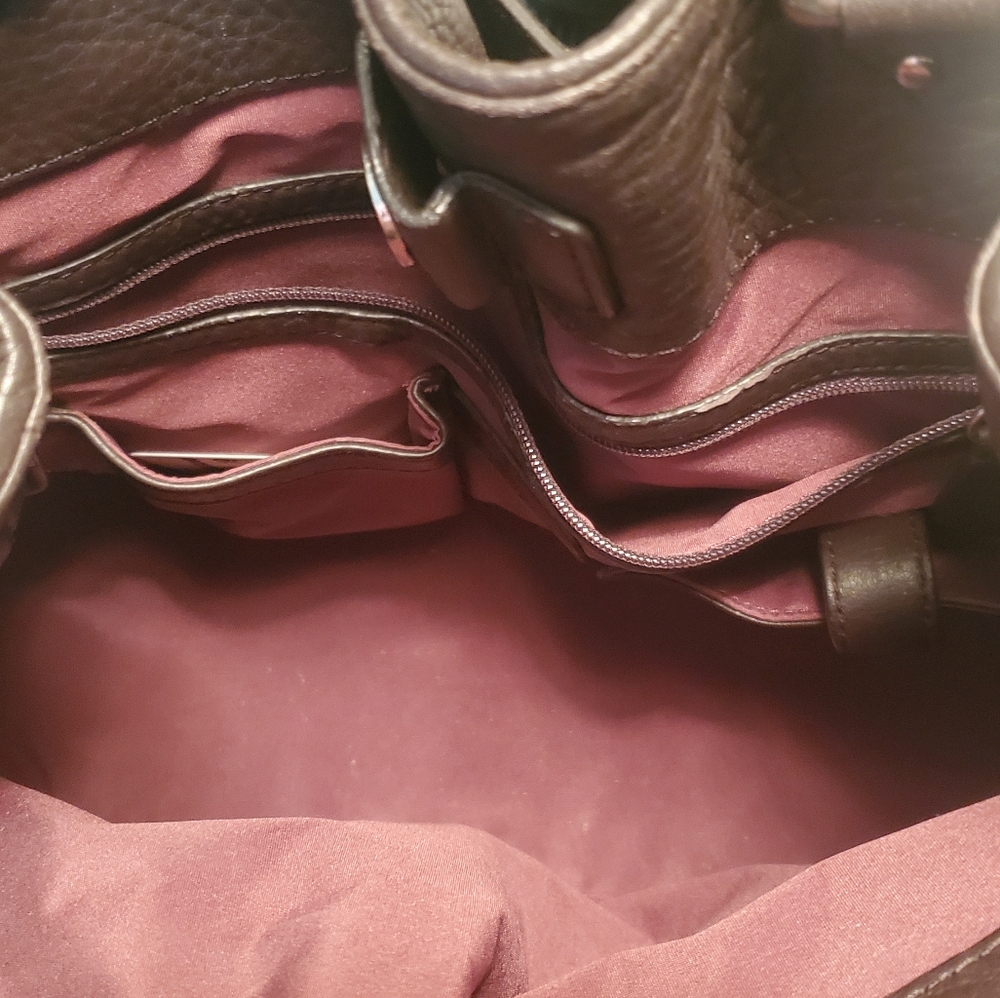 Cole Haan brown satchel purse - Picture 2 of 8